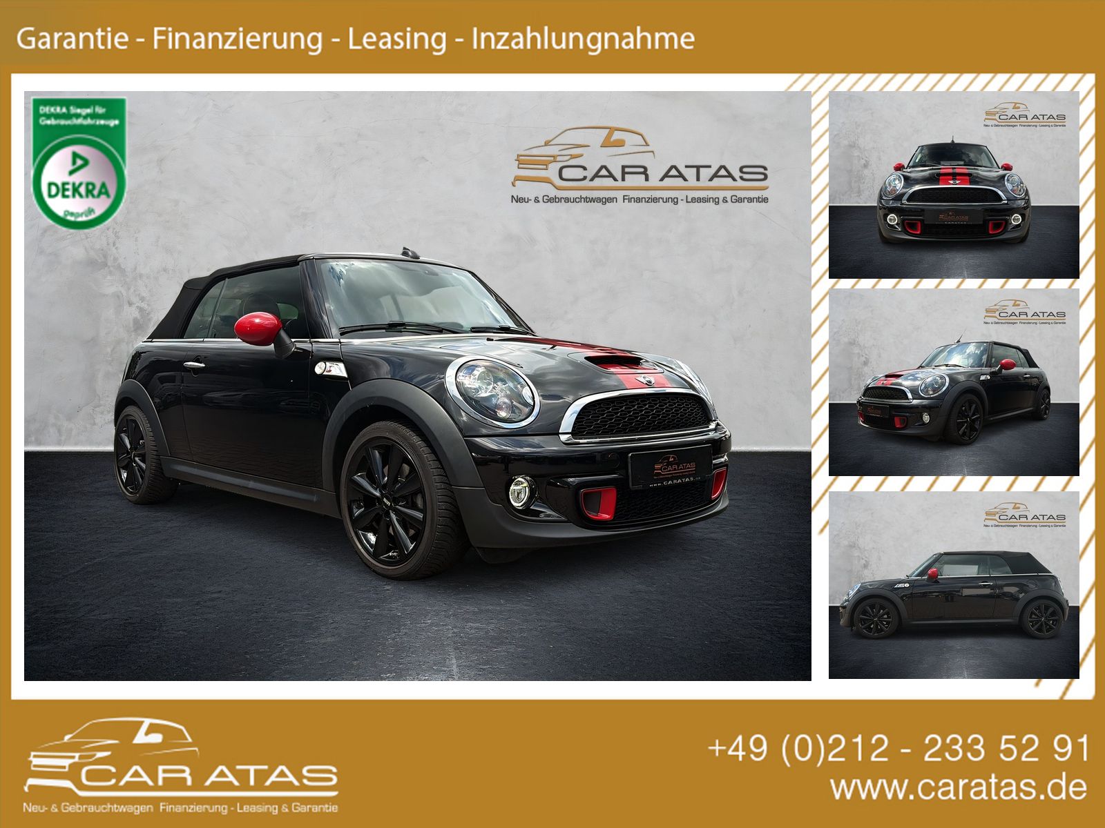 Fahrzeugabbildung MINI Cooper S Cabrio FACELIFT LEDER NAVI XENON H&K
