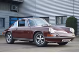 Porsche 911 T 2.4 Coupe deutsche Auslieferung burgundrot - Oldtimer: Deutsche