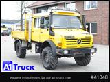 Unimog U4000, 437/25 4x4, Pritsche, Doka, Allrad 6 Sitz - Unimog Dreiseitenkipper