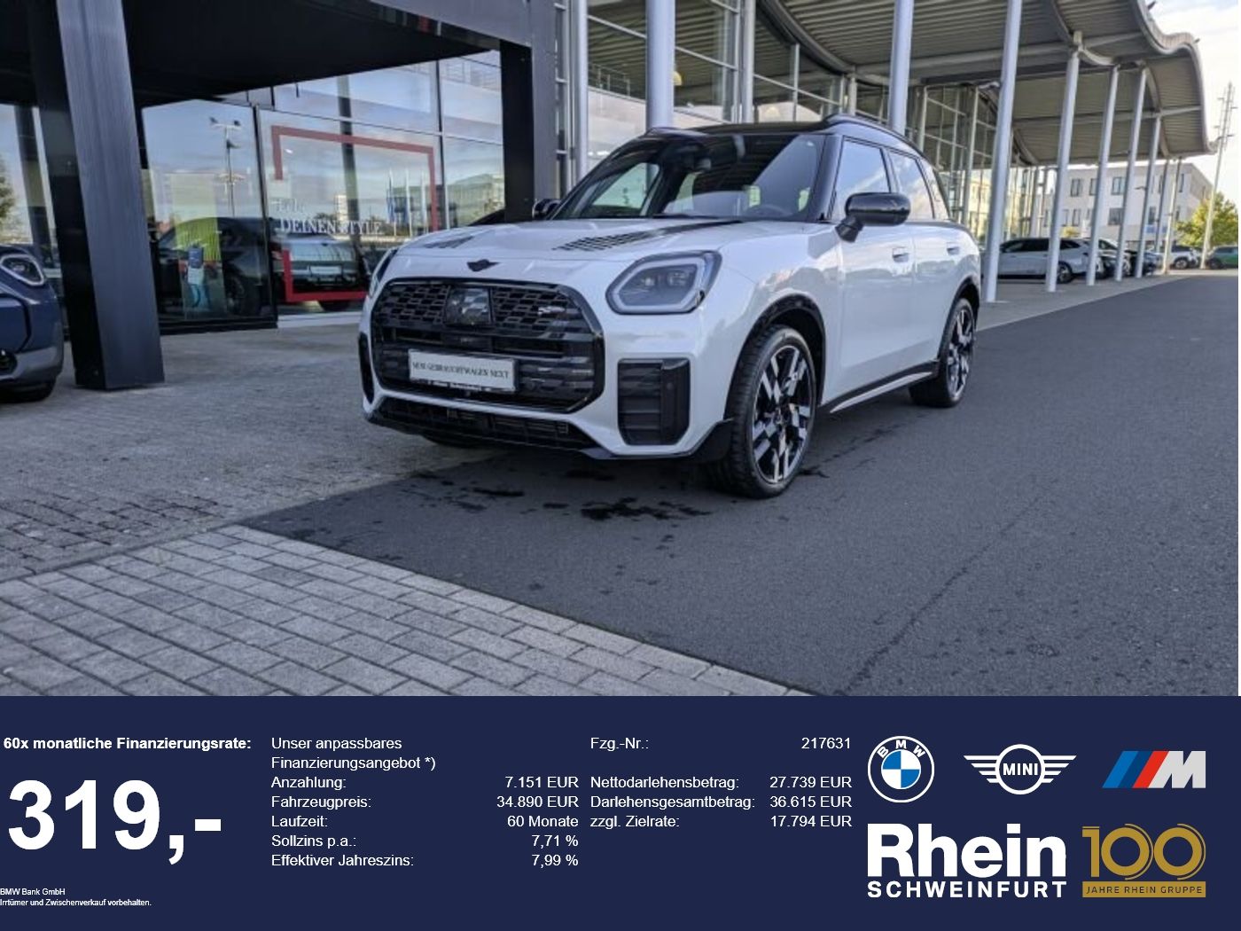 MINI Countryman C Glasdach.Park.Ass.Plus.HeadUp.