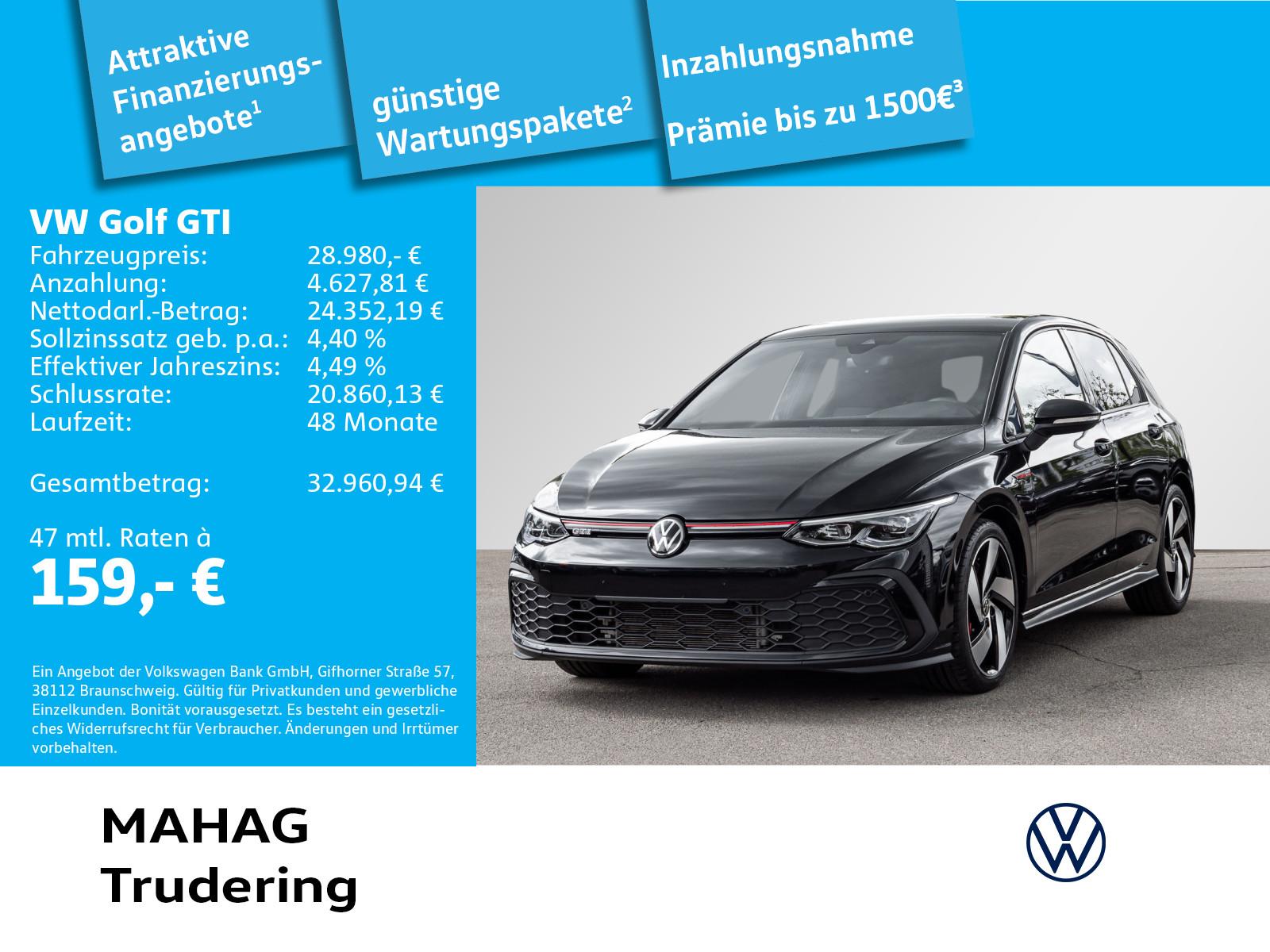 Volkswagen Golf VIII GTI 2.0 TSI AHK LED+ Navi ParkPilot Ap