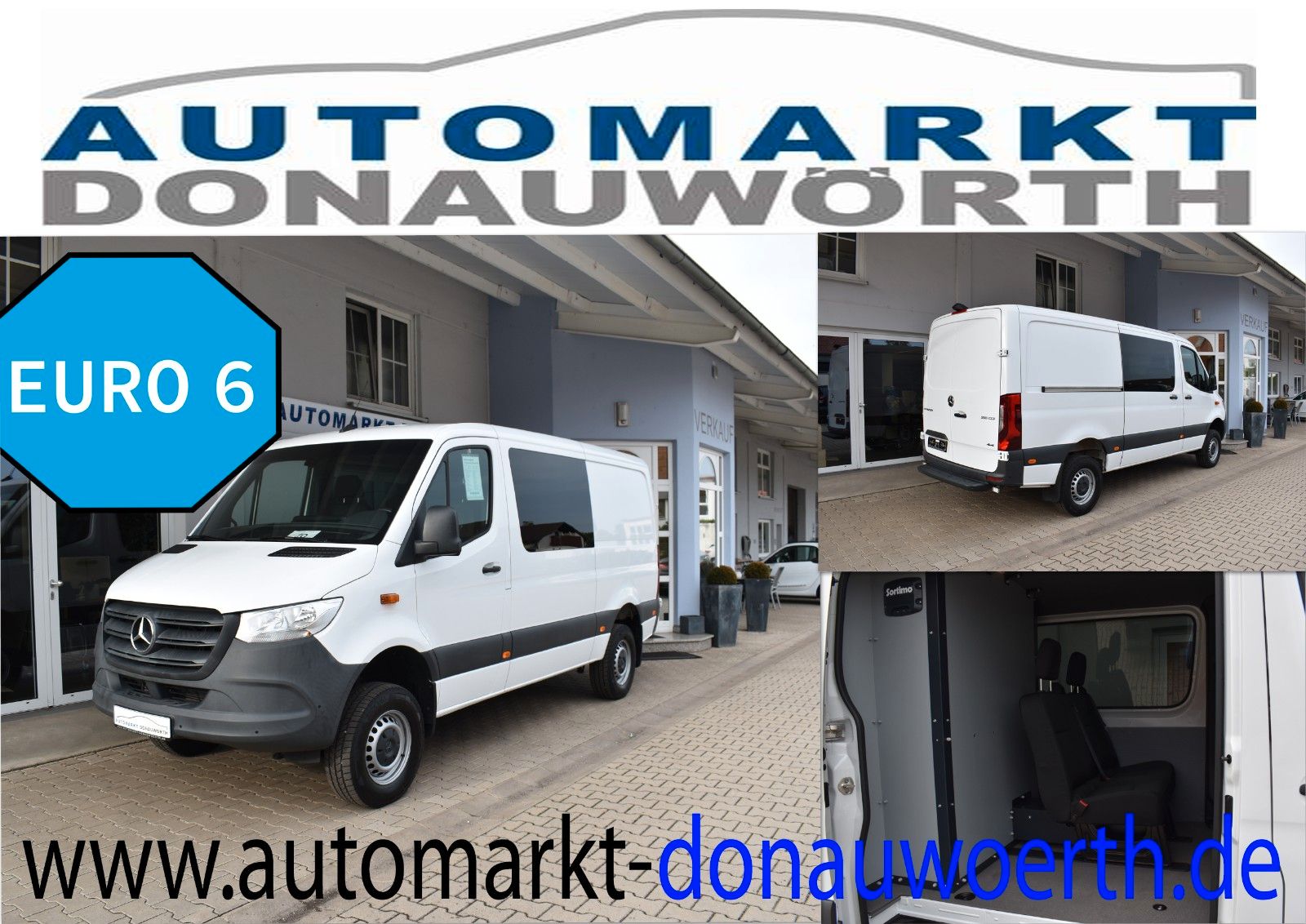 Mercedes-Benz Sprinter 316 CDI 4x4 Mixto 7 G-Tronic 4 Sitzer