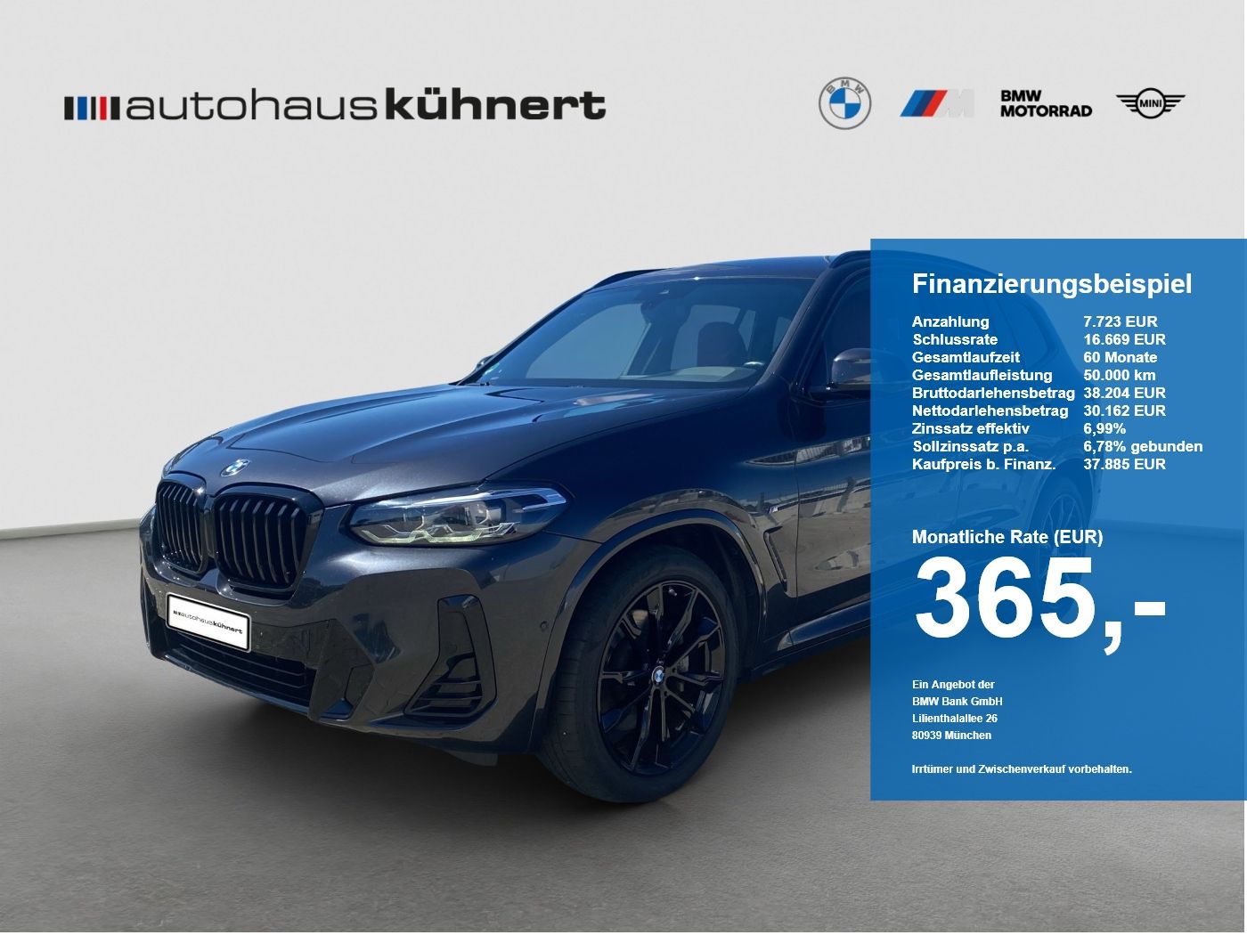 BMW X3 xDrive 30d M-Sport DrvAss HiFi H&K Navi RF foto 1