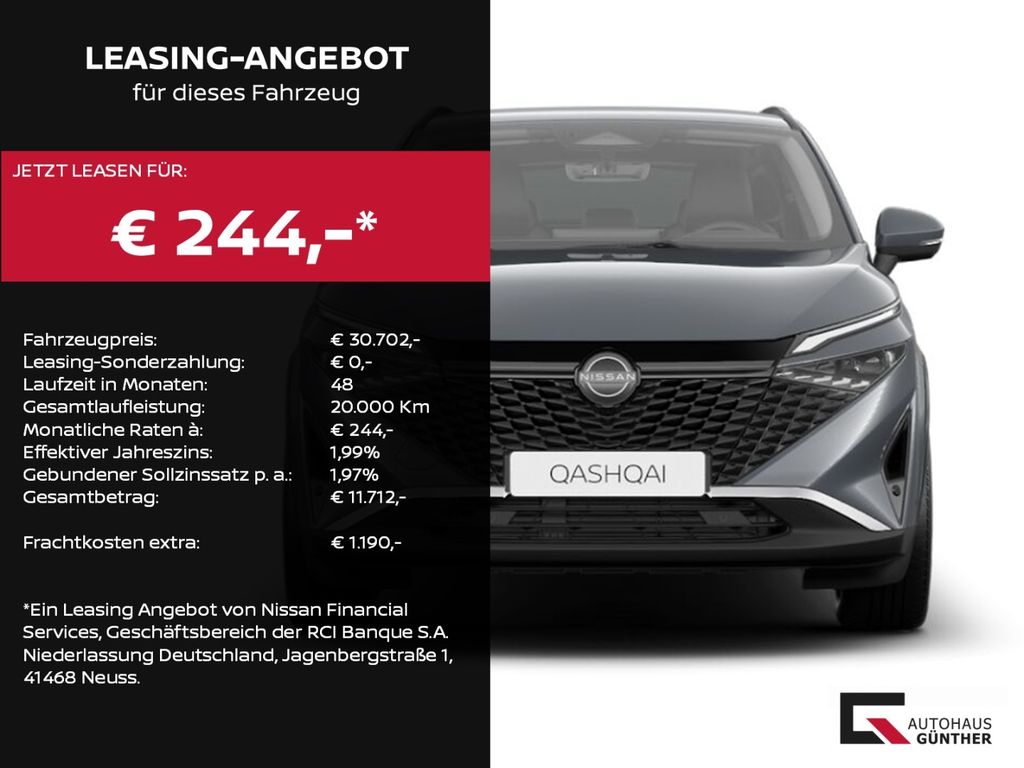 Nissan Qashqai N-CONNECTA 1.3 MT Winter/HUD/AVM/Carplay