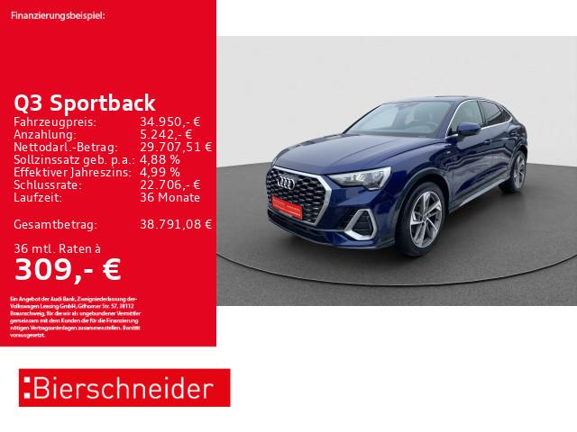Audi Q3 Sportback 35 TFSI S Line AHK STAND NAVI 19