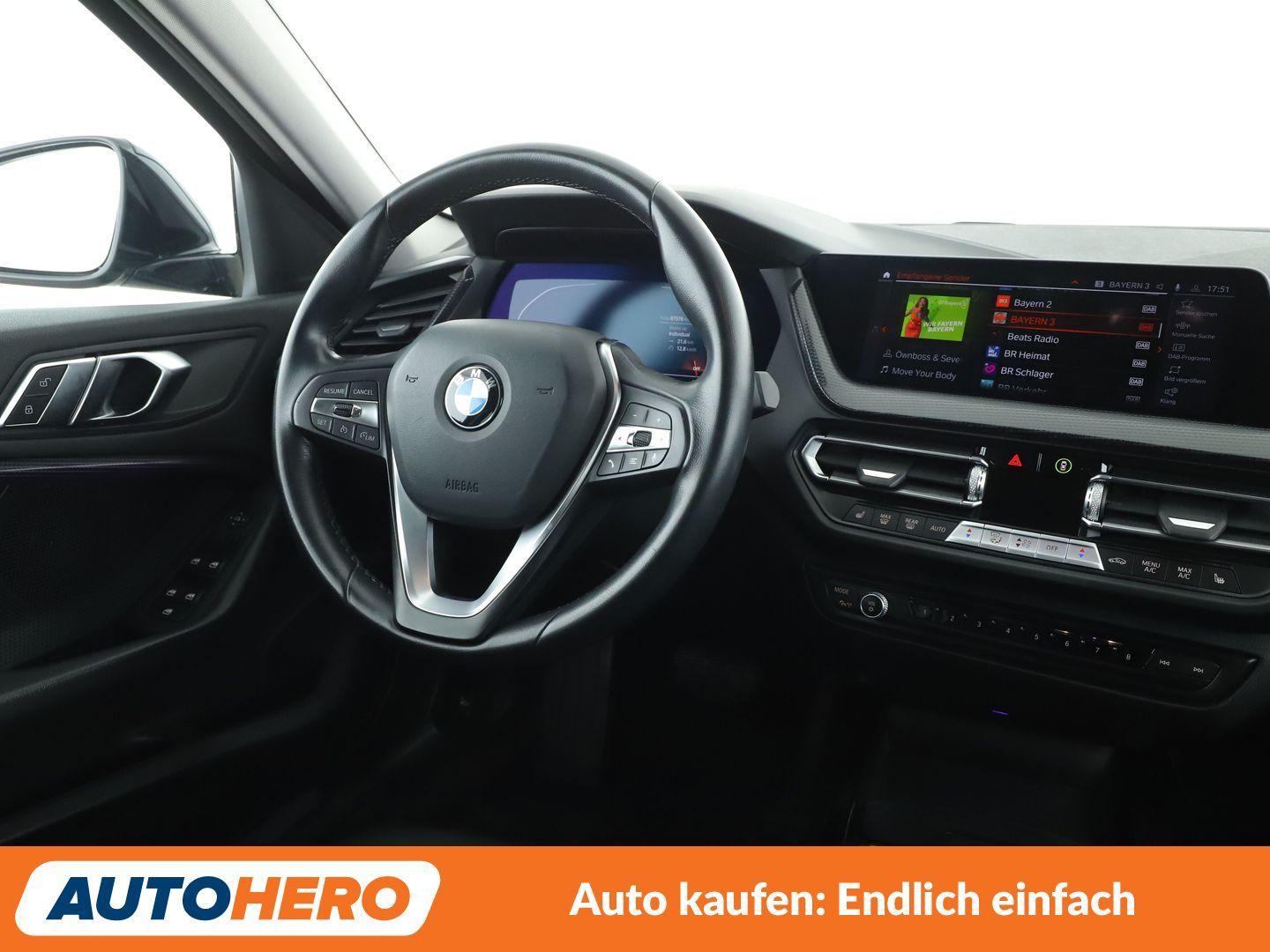 BMW 118 1er 118i Sport Line Aut.*NAVI*TEMPO*LED*PDC*SHZ*, миниатюра 12