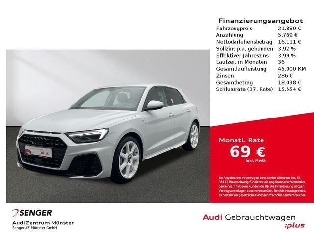 Audi A1 Sportback 25 TFSI S line MMI Navi LED PDC