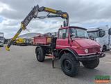 Unimog 416/U1100 4x4 - Hiab PK4600A - Offene Ladefläche - Unimog 416