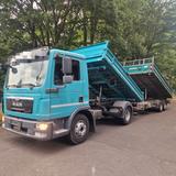 MAN TGL 8.220 Kipper+Anhänger 95tkm 4x2 BB *TOP*Tüv* - MAN Kipper 8x4