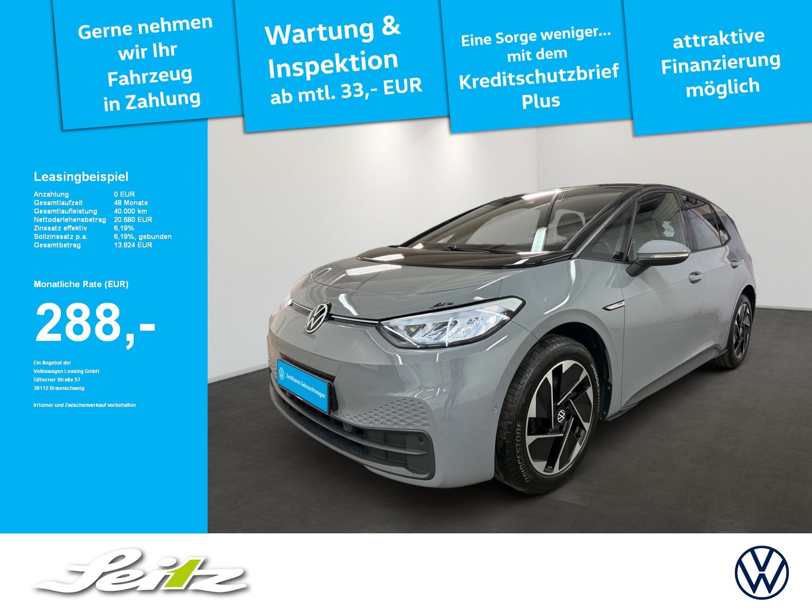 VW ID.3 Pro Performance *LED*KAMERA*NAVI*SITZHZG*AP