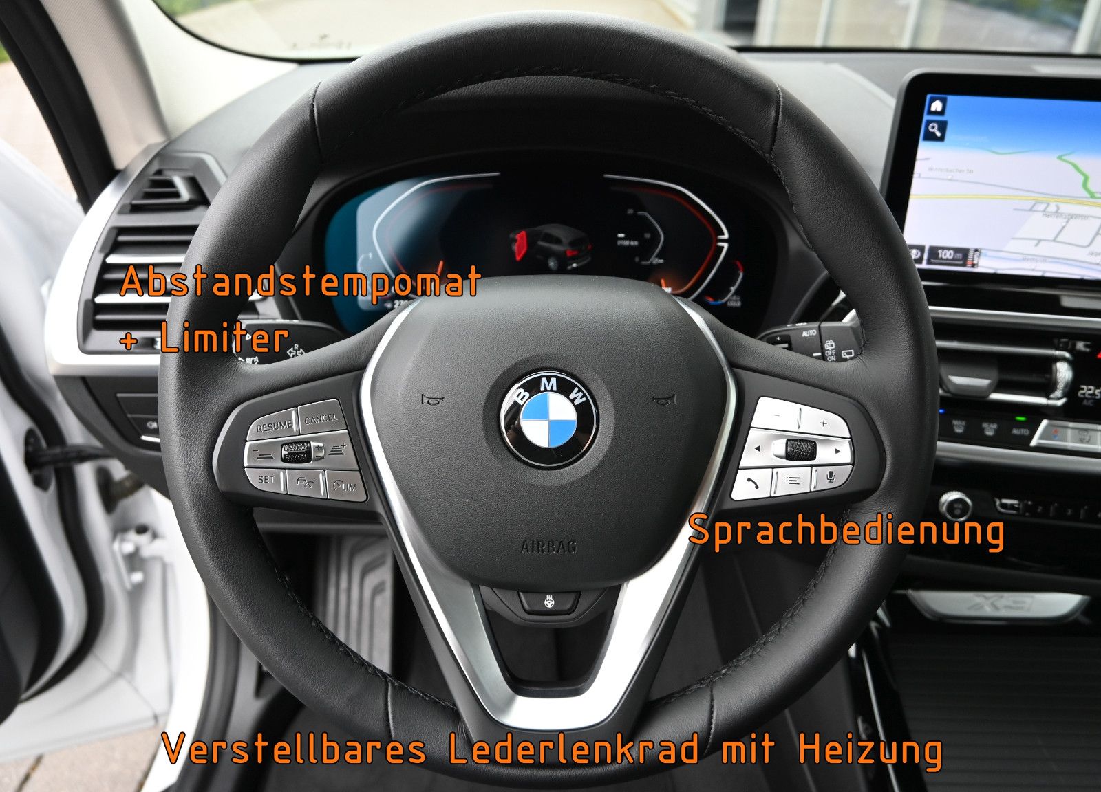 Fahrzeugabbildung BMW X3 xDr.30d °ACC°AHK°HUD°SITZKLIMA°STANDHEIZ°360°