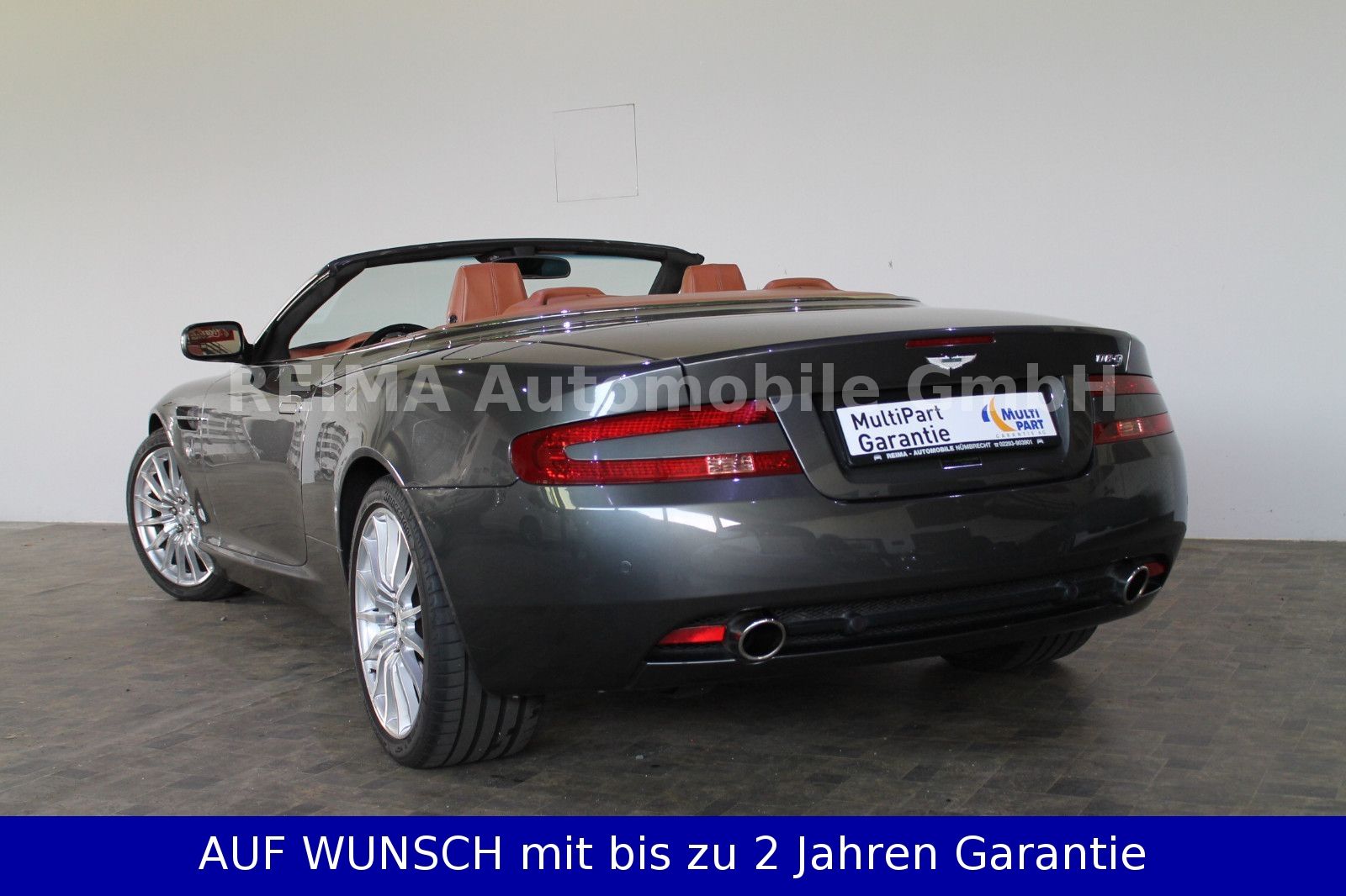 Fahrzeugabbildung Aston Martin DB9 Volante 5.9 i V12 Cabrio, Deut. Auslieferung