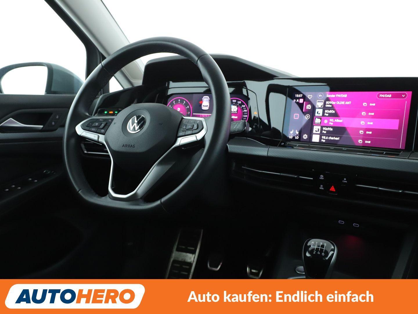 Volkswagen Golf VIII 1.0 TSI Active*LED*NAVI*ACC*PDC*SHZ*, миниатюра 12