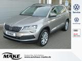 Skoda Karoq 1.5 TSI, AHK, LED, Navi, SHZ, El. Heckklap - mit Benzin-Antrieb: Beige, Beheizbares Lenkrad
