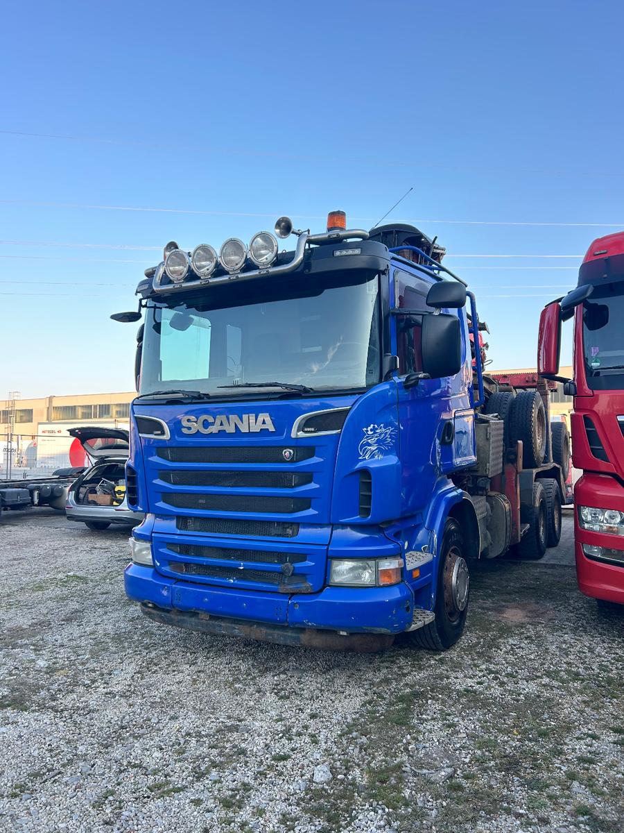Scania R560 V8 Holz-Kran Palfinger S260L