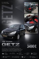 Hyundai Getz 1.1 GL Aus 2 Hand*Service Gepflegt*Klima*** - Hyundai Getz Gebrauchtwagen