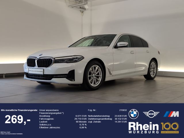 BMW 520d Limousine Navi/LED/RFK/HuD/DAB/SLI Navi/LED