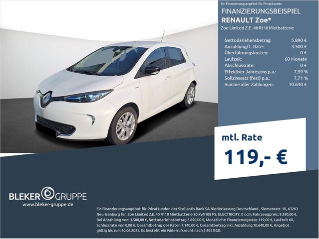 Renault ZOE Limited Z.E. 40 R110 Mietbatterie