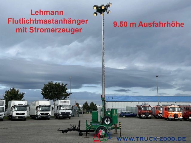 Altele Lehmann Lichtmastanhänger + 20 kVA Stromerzeuger