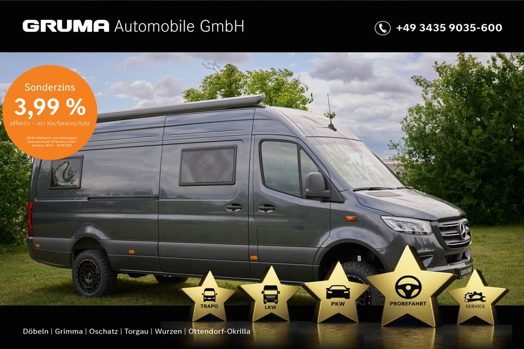 Mercedes-Benz Sprinter 419 CDI Hochdach Küche+Bad+TV+GARAGE+