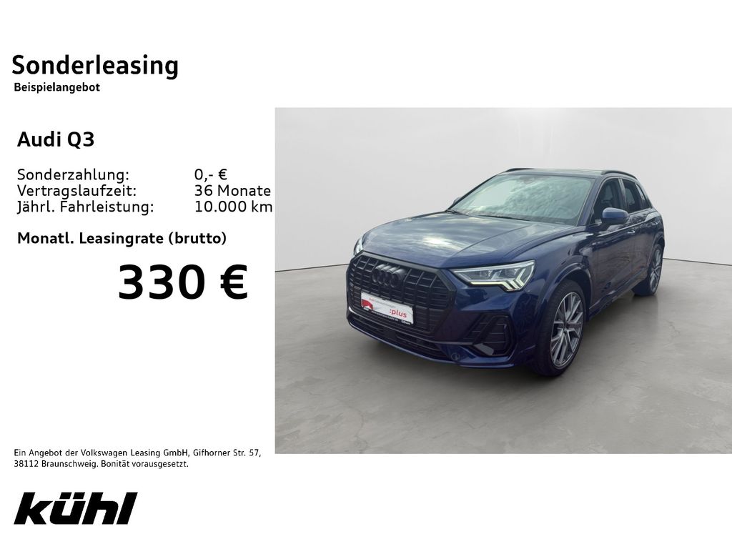 Audi Q3 35 TDI S tronic S line Matrix/AHK/Pano/20"/St
