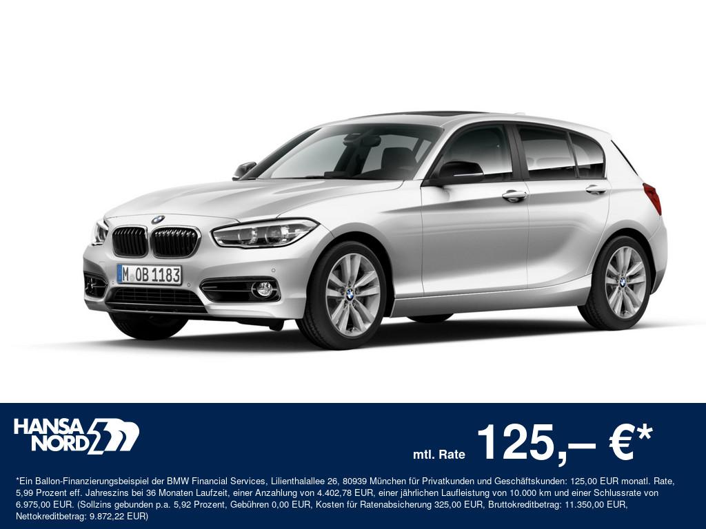 BMW 118d Lim. SPORTLINE LED NAVI HGSD PDC KAMERA 17"