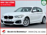 BMW 120d M Sport LIM. LED NAVI SHZ PDC 1.HAND BMW SH - BMW 1er Reihe: Weiß