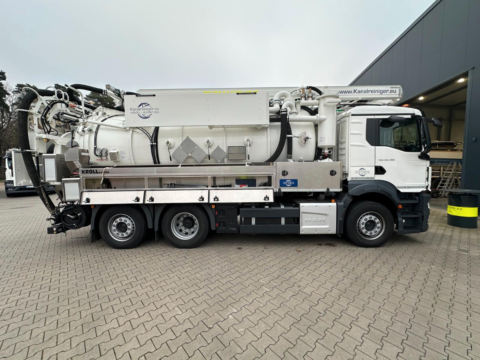 MAN TGS 26.480 6x2 mit Kroll ADR Kombi und Simultan