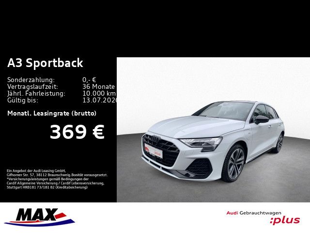 A3 Sportback 40 TFSI e S-LINE MATRIX+PANO+KAM+HU
