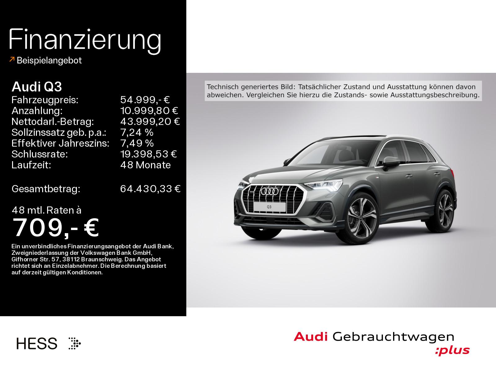 Audi Q3 45 TFSI quattro S-LINE*AHK*PANO*MATRIX*NAVI-P