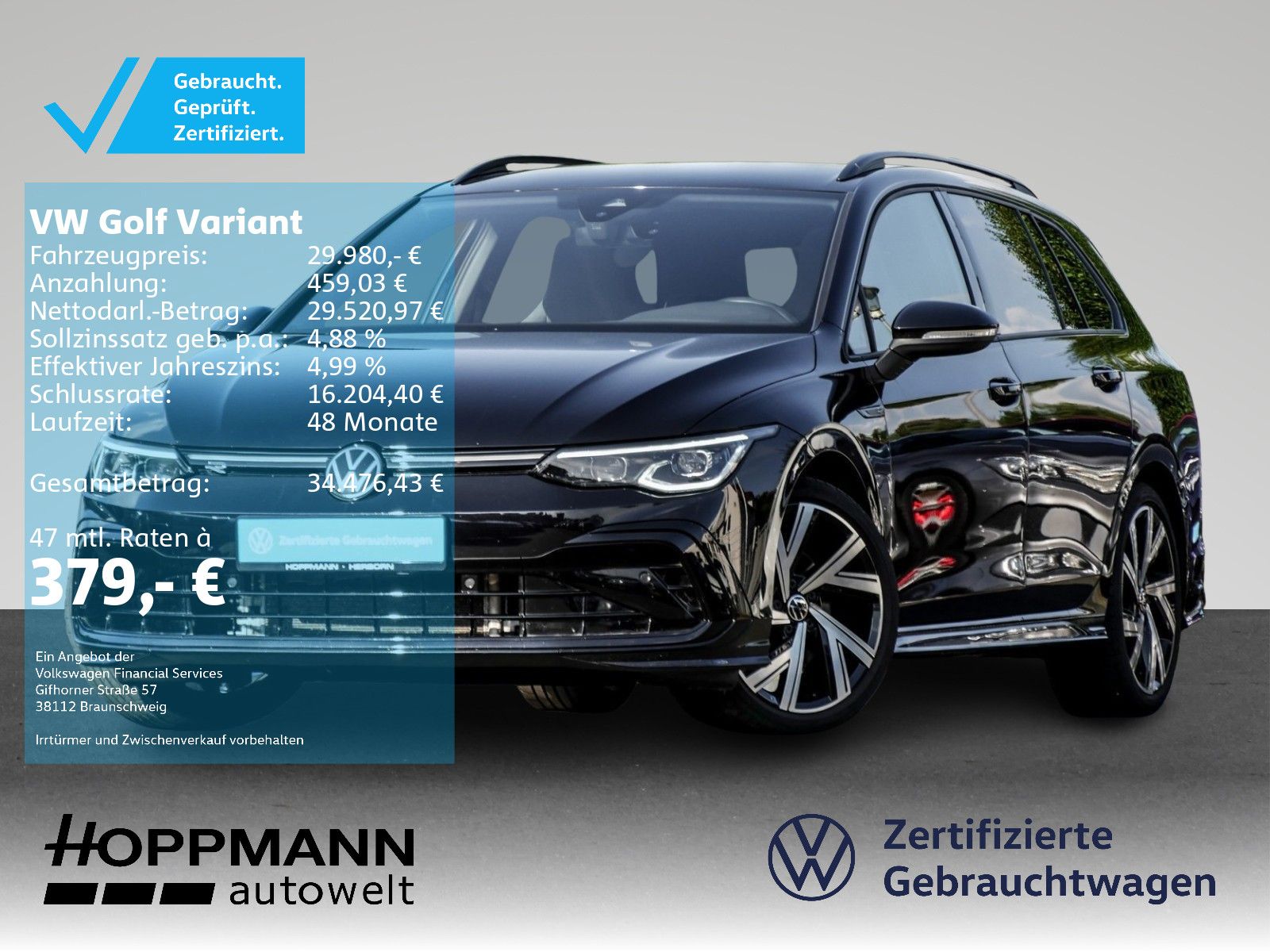 Volkswagen Golf VIII Variant 2.0 TSI R-Line 4M DSG Matrix E