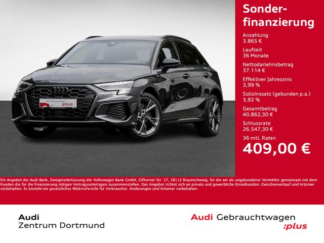 Audi A3 Sportback 45 HYBRID S LINE BLACKPAK AHK LM18