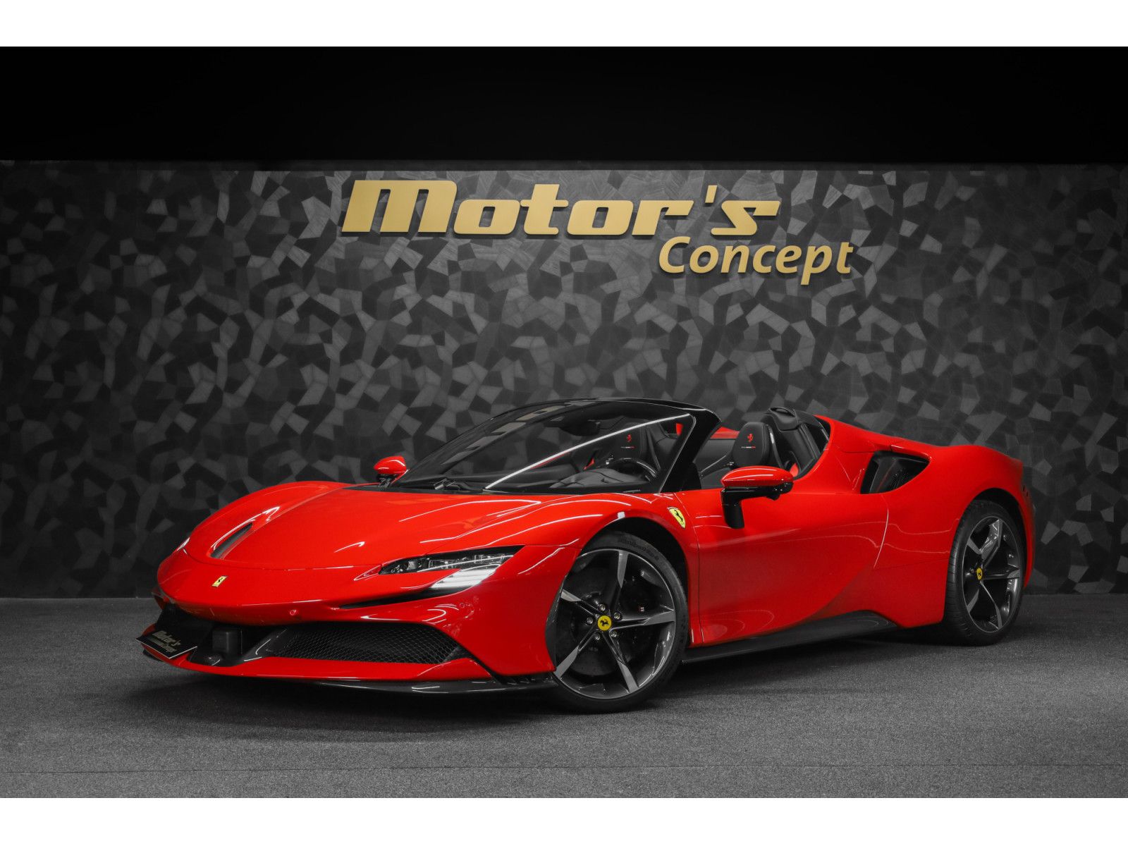 Ferrari SF90 Spider V8 - ROSSO CORSA METALLIC - FULL CAR