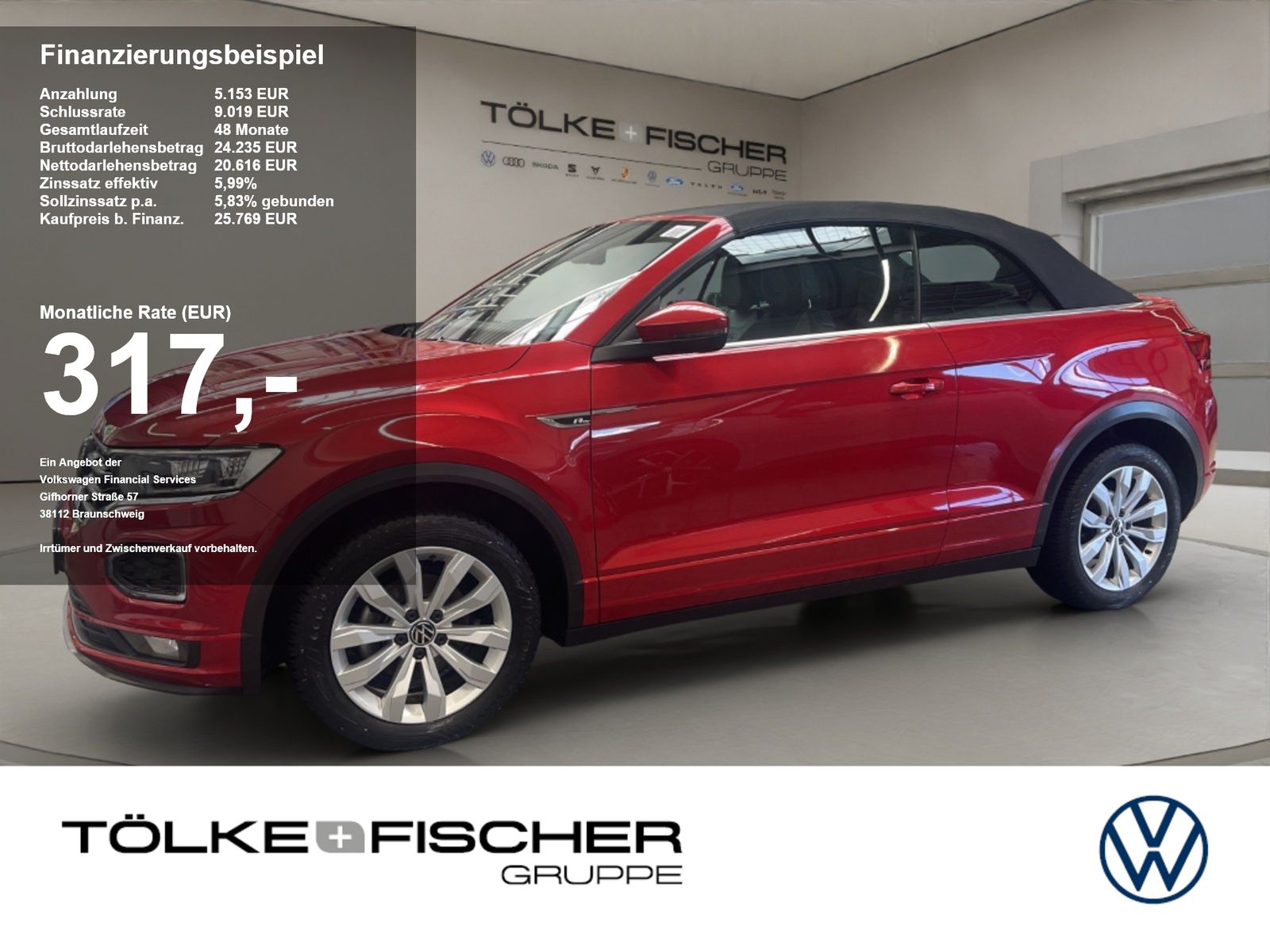 Volkswagen T-Roc Cabriolet 1.5 TSI R-Line R-Line ACC LED LM