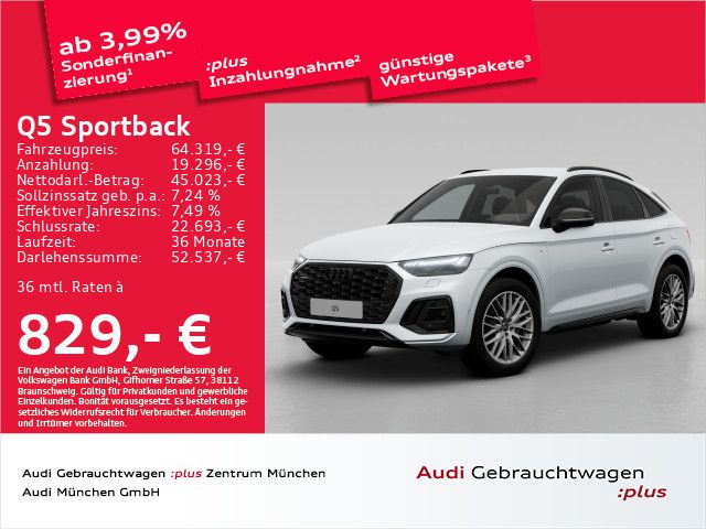 Audi Q5 Sportback 55 TFSI e qu. S tronic S line ACC/A