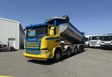 Scania G490 Rückwärtskipper Lanz+Marti / Swiss-Vehicle - Pkw-Anhänger Rückwärtskipper