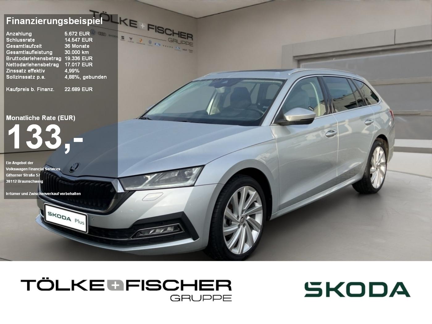 Skoda Octavia Combi 2.0 TDI Style ACC AHK Navi Pano LM