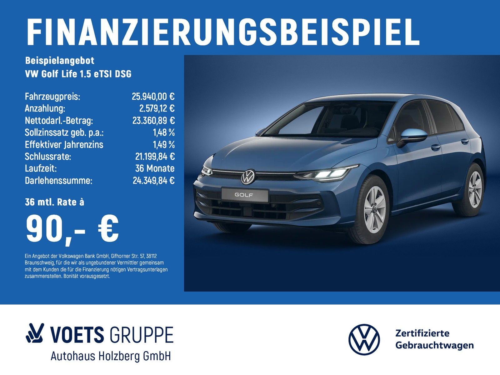 Volkswagen Golf Life 1.5 eTSI DSG HeadUp+NAVI+SHZ