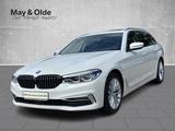 BMW 530 i Touring Luxury HUD StandHZG Pano Navi Lede - BMW 5er Reihe: Weiß