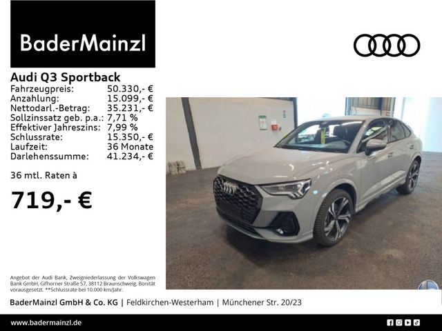 Audi Q3 Sportback 40 TDI quattro S line AHK Leder ACC