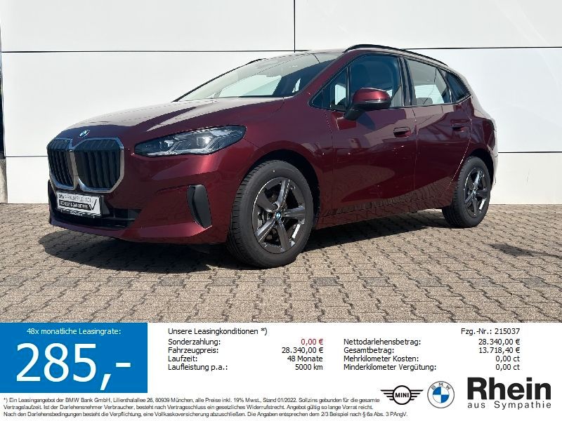 BMW 220i Active Tourer Leasing 285€ ohne Anzahlung