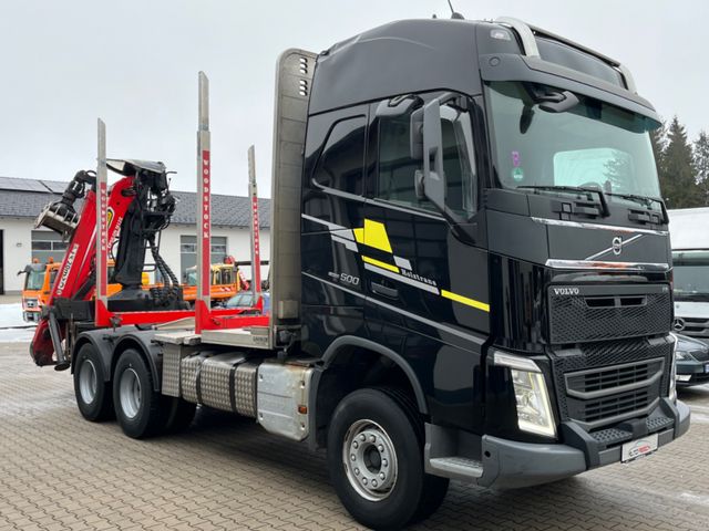 Volvo FH 500 Gsodam Holztransporter mit Palfinger