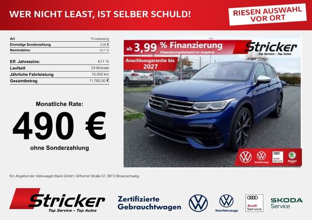 Volkswagen Tiguan R 2.0TSI 490,-ohne Anzahlung Navi AHK Pan