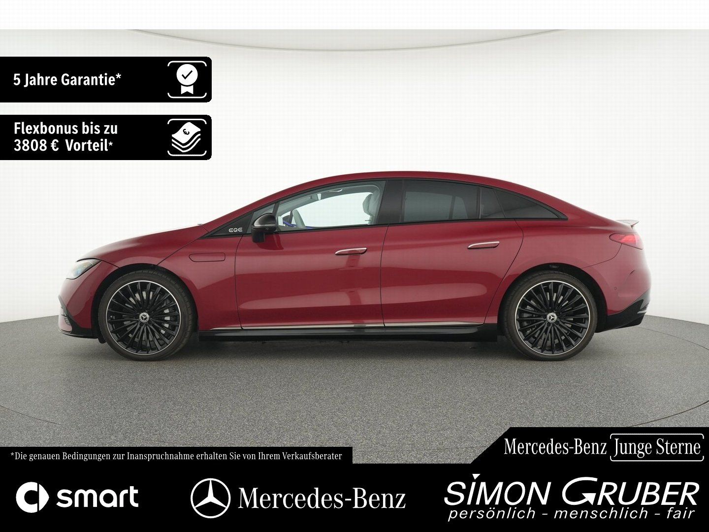 Fahrzeugabbildung Mercedes-Benz EQE 350+ AMG Pano HUD Burm Sitzklima Massage