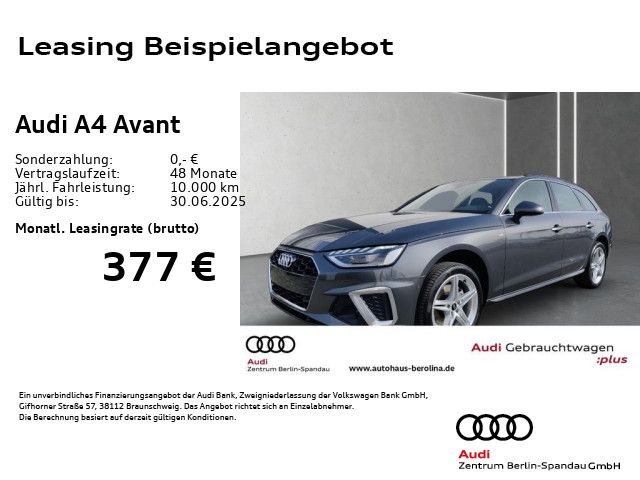 AUDI A4 Avant 35 TFSI S line S tr. *MATRIX*Virt.C+*