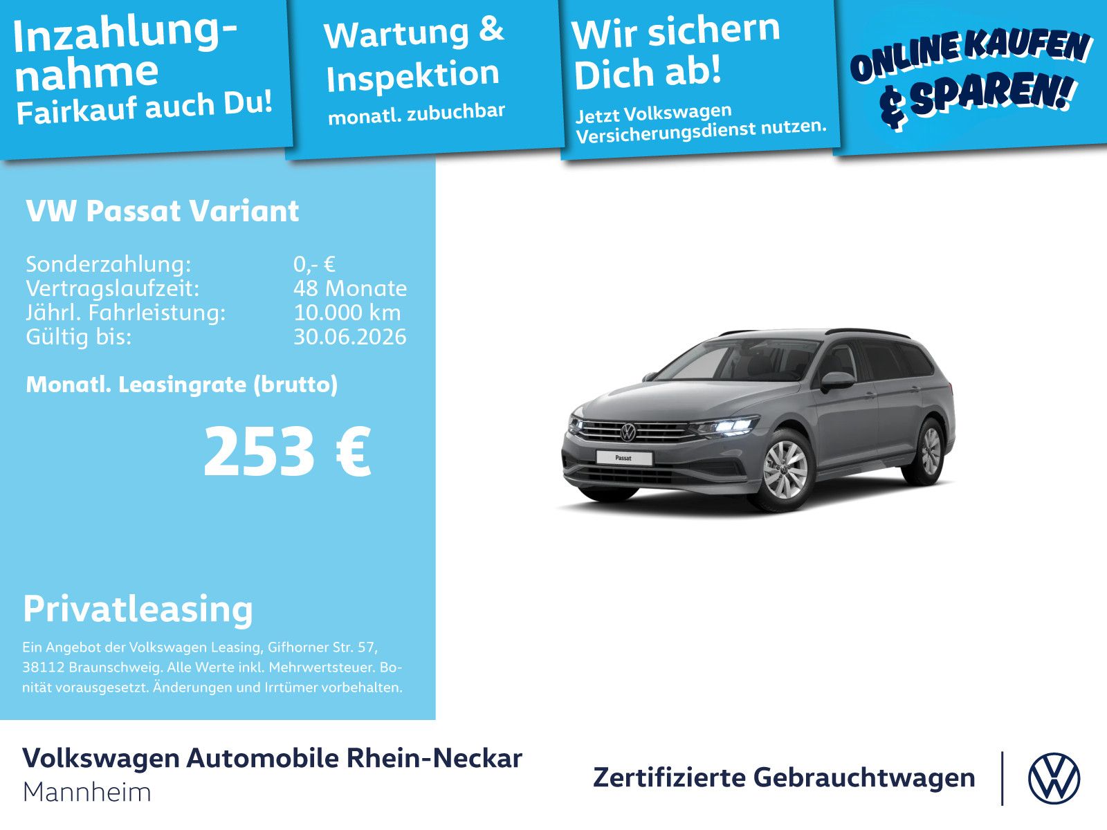 Volkswagen Passat Variant 2.0 TDI Business DSG Navi Kamera