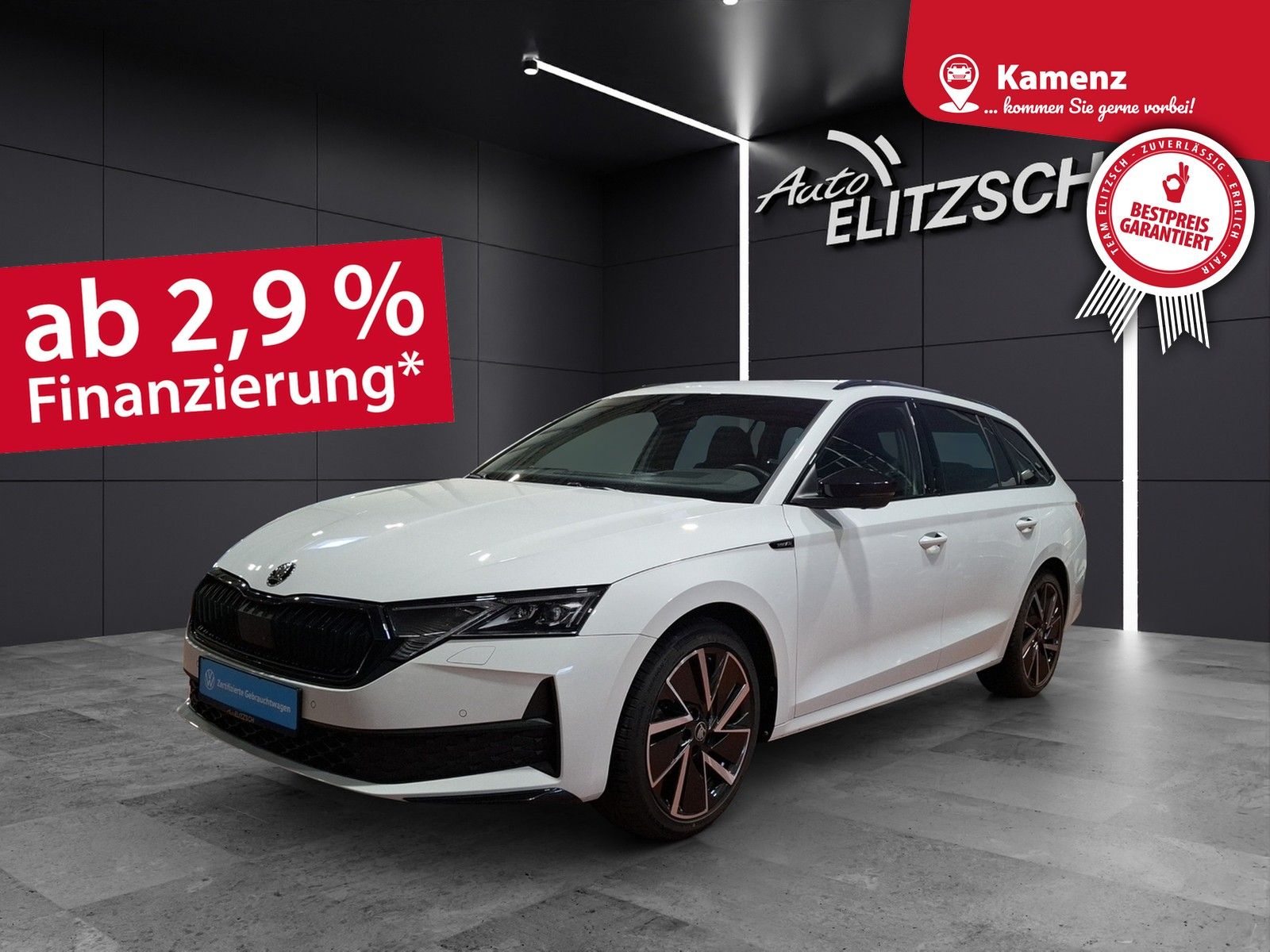 Fahrzeugabbildung SKODA Octavia Combi TDI Sportline DSG Matrix Navi HUD
