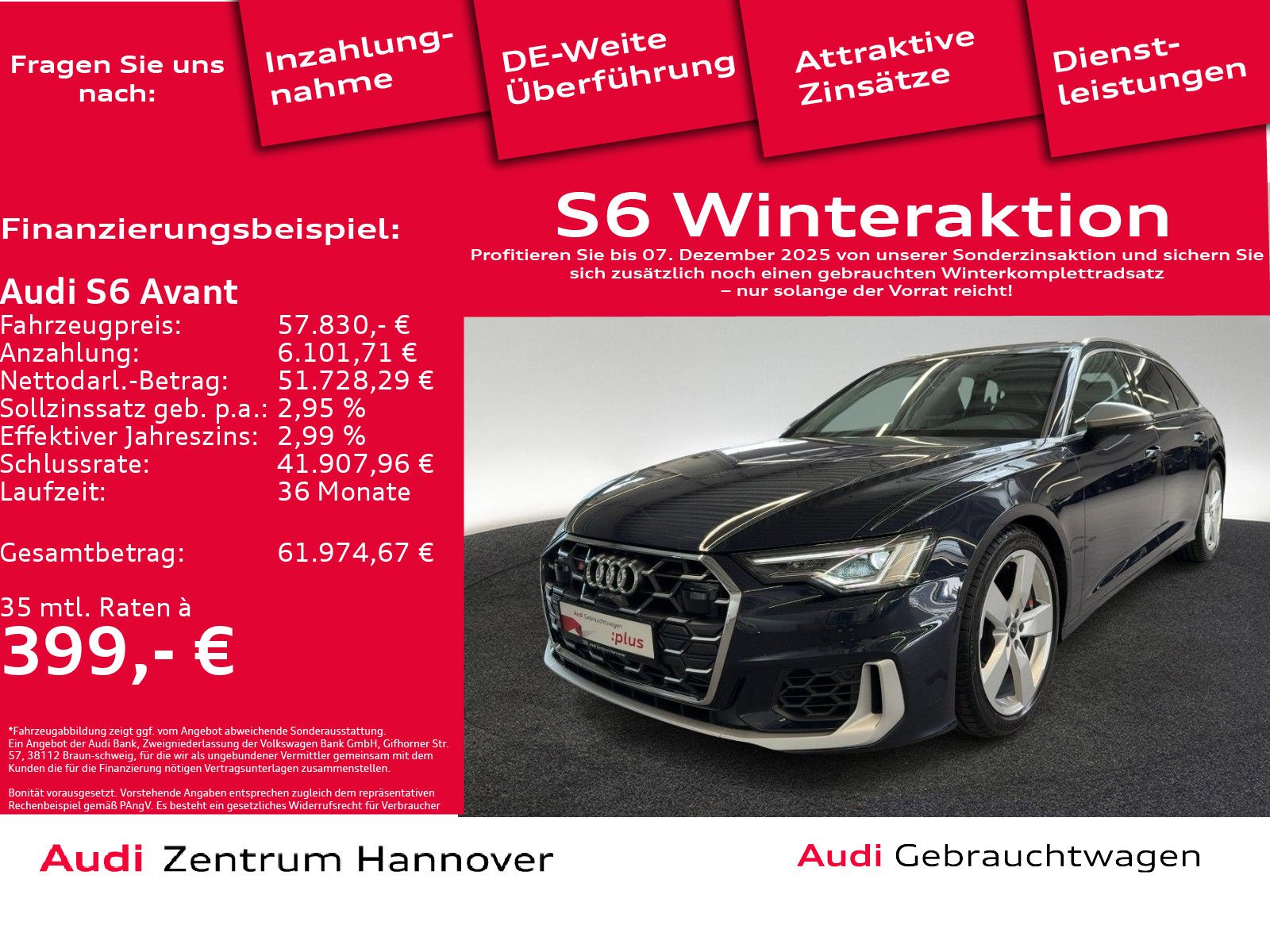 Audi S6 Avant 55 TDI quattro Pano Kamera Memory Navi