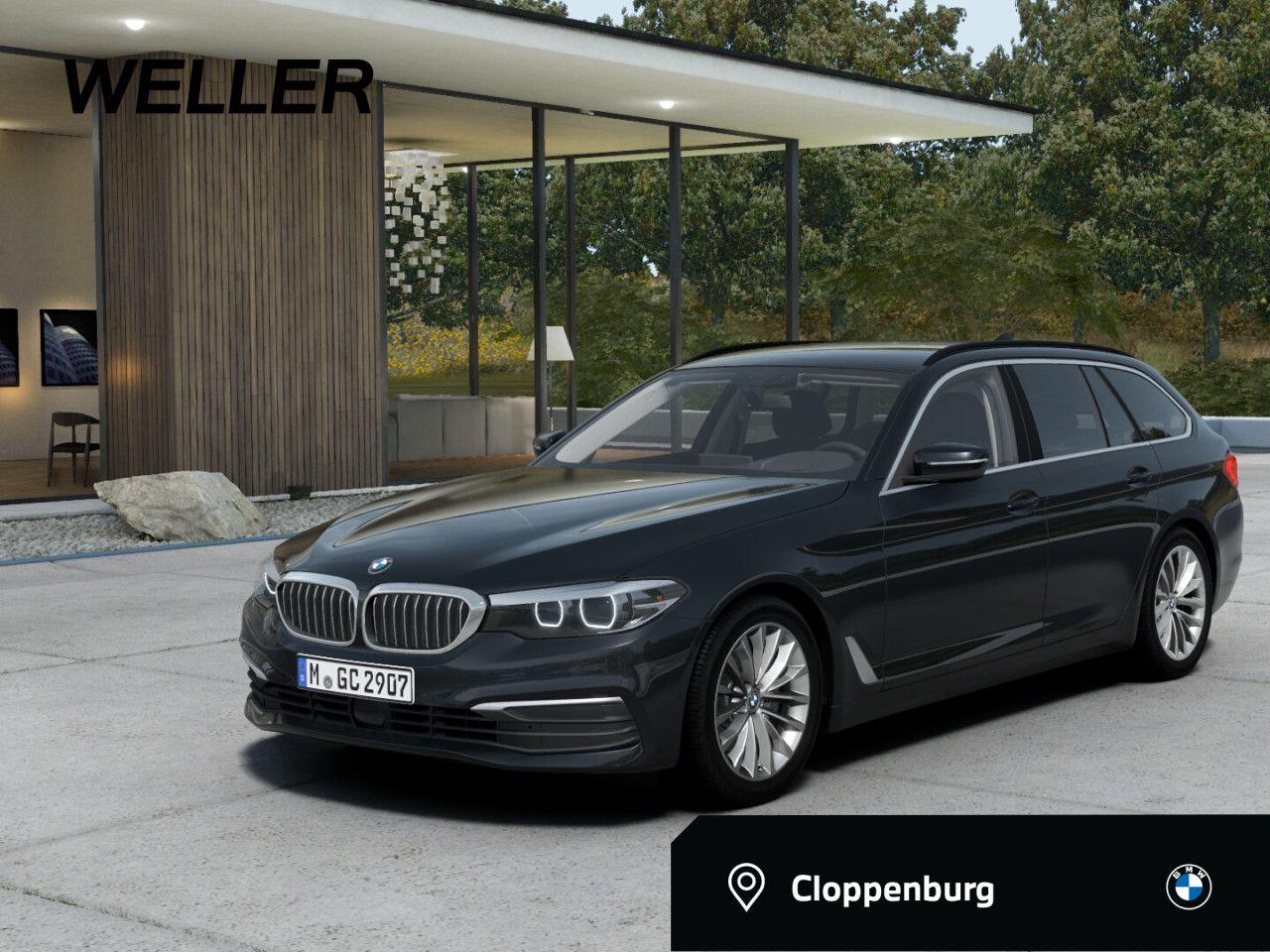 BMW 520d Touring Aut. AHK,DA+,HuD,ParkAss,StHzg,Memo