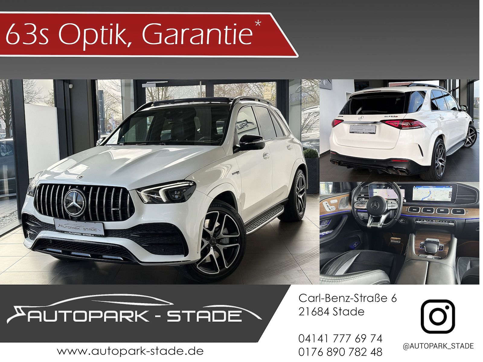 MERCEDES-BENZ GLE 53 AMG 4Matic+ Pano Fond-Ent. AMG 63s Umbau